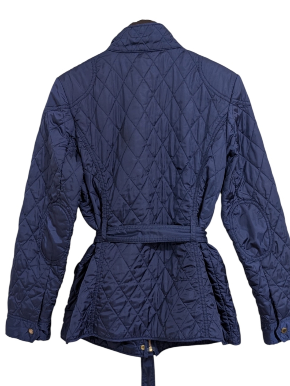 ​Banana Republic Quilted Utility Jacket Navy Corduroy Collar Large - Picture 2 of 8